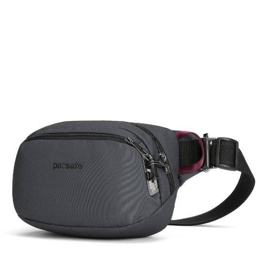 Сумка на пояс антизлодій Pacsafe V Hip Pack, колір графітовий/чорний - 60141144 Сумка на пояс антизлодій Pacsafe V Hip Pack, колір графітовий/чорний - 60141144