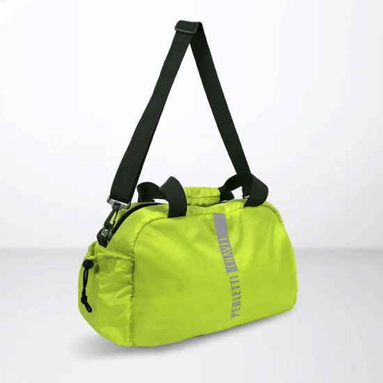Дорожня сумка Perletti 20 л зі світловідбивачем, колір лайм/чорний - 14270901