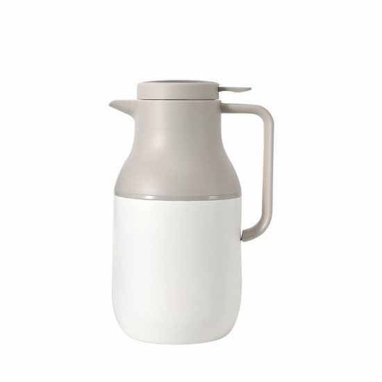 Термос 1,6 л сталевий Line Art Bali з індикатором температури, вакуумний, колір сірий/білий - 20205-08