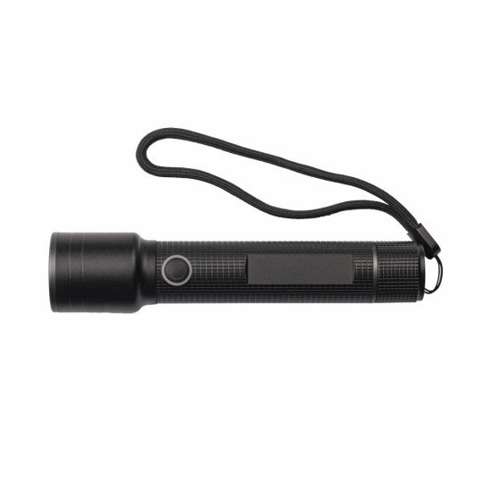 Ліхтарик акумуляторний TheGeneral Shine, вологозахищений корпус, з ремінцем, колір чорний - 223102-01