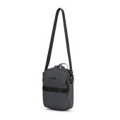 Сумка через плече антизлодій Pacsafe Metrosafe X Compact Crossbody, колір графітовий/чорний - 30610144 Сумка через плече антизлодій Pacsafe Metrosafe X Compact Crossbody, колір графітовий/чорний - 30610144