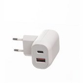 Зарядний пристрій TheGeneral Vspeed 20W 2 порти, колір білий - 40050319-08 Зарядний пристрій TheGeneral Vspeed 20W 2 порти, колір білий - 40050319-08