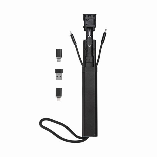 Набір перехідників 9в1 TheGeneral Chain, колір чорний - 40070219-01