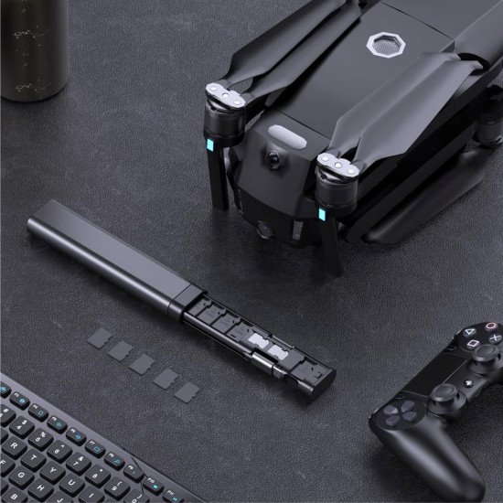 Набір перехідників 9в1 TheGeneral Chain, колір чорний - 40070219-01