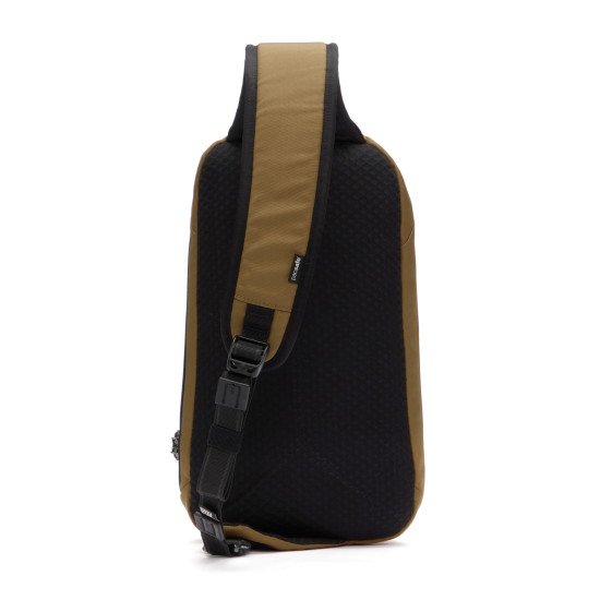 Сумка через плече антизлодій Pacsafe Vibe 325 sling, колір коричневий - 60221205