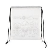 Рюкзак-мішок для розмальовки з олівцями Voyager Brody, колір білий - V0021-02