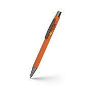 Ручка пластикова кулькова Voyager Treven, колір помаранчевий - V0057-07 Ручка пластикова кулькова Voyager Treven, колір помаранчевий - V0057-07