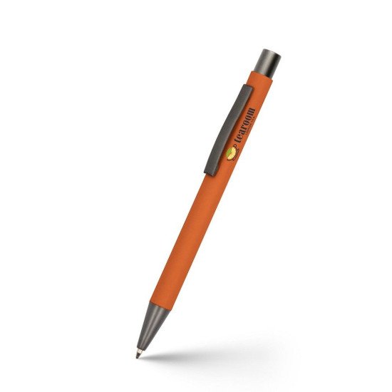 Ручка пластикова кулькова Voyager Treven, колір помаранчевий - V0057-07 Ручка пластикова кулькова Voyager Treven, колір помаранчевий - V0057-07
