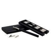 Набір викруток 24 біти Voyager Charlotte, в футлярі, колір чорний - V0074-03