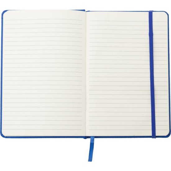 Блокнот в лінію А5 Voyager RPET, тверда окладинка, колір кобальт - V0095-04