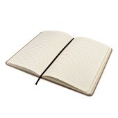 Блокнот в лінію A5 Voyager Joshua, тверда обкладинка, колір бежевий/чорний - V0244-03