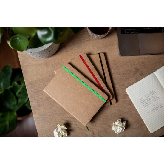 Блокнот в лінію A5 Voyager Joshua, тверда обкладинка, колір бежевий/кобальт - V0244-04