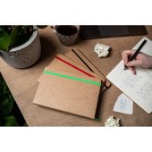 Блокнот в лінію A5 Voyager Joshua, тверда обкладинка, колір бежевий/кобальт - V0244-04