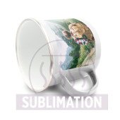 Кружка 360 мл емальована Voyager Sandra, колір білий - V0800-02