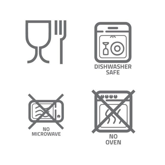 Кружка 360 мл емальована Voyager Sandra, колір білий - V0800-02