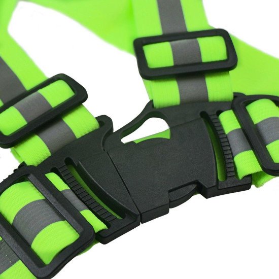 Жилет-портупея світловідбиваючий Maryann на зріст 160-190 см, к-р неоново-жовтий, колір неоново-жовтий - V1162-08
