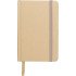 Блокнот в лінію А6 Voyager Recycled craft, тверда обкладинка, колір бежевий - V1164-20