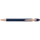 Ручка пластикова кулькова Voyager, колір золотистий/кобальт - V1188-04 Ручка пластикова кулькова Voyager, колір золотистий/кобальт - V1188-04