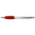 Ручка пластикова кулькова Voyager RABS, колір червоний/білий - V1192-05