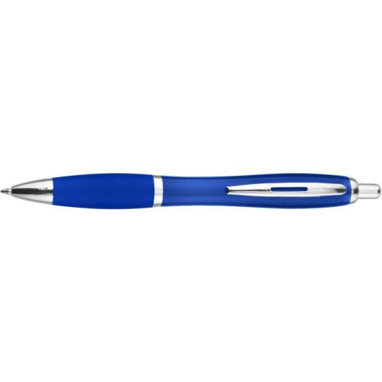 Ручка пластикова кулькова Voyager RABS, колір синій/сріблястий - V1231-11