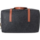 Дорожня сумка Voyager Felt RPET, колір графітовий - V1251-15