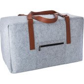 Дорожня сумка Voyager Felt RPET, колір сірий - V1251-19