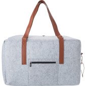 Дорожня сумка Voyager Felt RPET, колір сірий - V1251-19