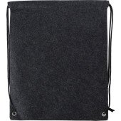 Рюкзак-мішок Voyager Felt, колір графітовий - V1258-15
