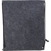 Рюкзак-мішок Voyager Felt, колір сірий - V1258-19