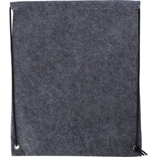 Рюкзак-мішок Voyager Felt, колір сірий - V1258-19