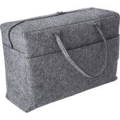 Дорожня сумка Voyager Felt RPET, колір сірий - V1259-19