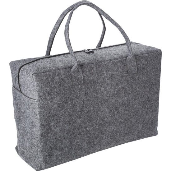 Дорожня сумка Voyager Felt RPET, колір сірий - V1259-19