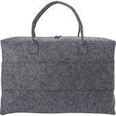 Дорожня сумка Voyager Felt RPET, колір сірий - V1259-19