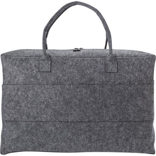Дорожня сумка Voyager Felt RPET, колір сірий - V1259-19