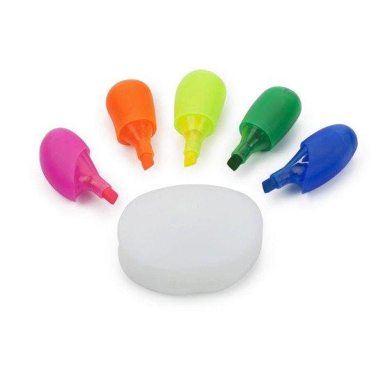 Маркер текстовий Voyager, 5 шт, колір мультикольоровий - V1327-99