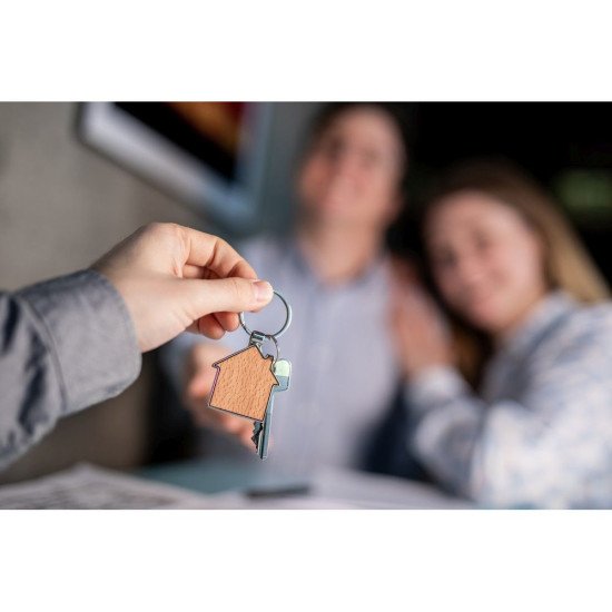 Брелок Voyager House Cedar, колір натуральний - V4836-17