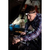 Ліхтарик налобний Voyager Pauline з COB light, колір чорний - V7244-03