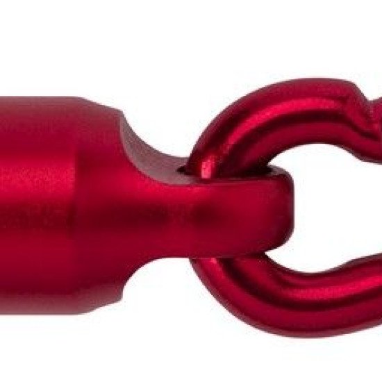 Ліхтарик-брелок з карабіном Voyager LED, колір червоний - V7255-05