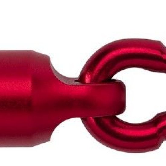 Ліхтарик-брелок з карабіном Voyager LED, колір червоний - V7255-05