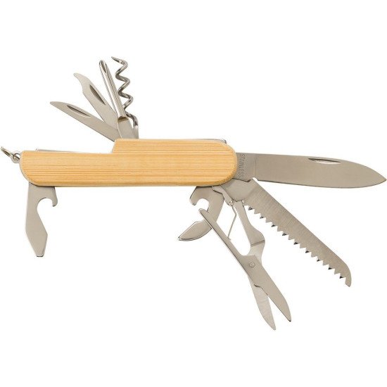 Мультитул 9в1 Voyager, 90 мм, колір натуральний - V7261-17