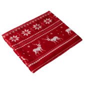 Плед флісовий Voyager Reindeer pattern 120х150 см, колір червоний - V7598-05