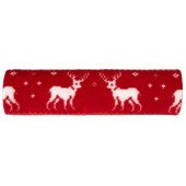 Плед флісовий Voyager Reindeer pattern 120х150 см, колір червоний - V7598-05