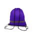 Рюкзак-мішок світловідбиваючий Voyager Clay, колір фіолетовий - V8451-13