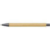 Ручка бамбукова кулькова Voyager, колір графітовий/коричневий - V9334-15 Ручка бамбукова кулькова Voyager, колір графітовий/коричневий - V9334-15