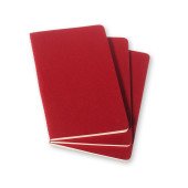 Блокнот в лінію А5 Voyager Moleskine Cahier Journal, м'яка обкладинка, колір червоний - VM022-05