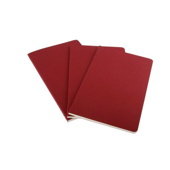 Блокнот в лінію А5 Voyager Moleskine Cahier Journal, м'яка обкладинка, колір червоний - VM022-05