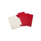 Блокнот в лінію А5 Voyager Moleskine Cahier Journal, м'яка обкладинка, колір червоний - VM022-05