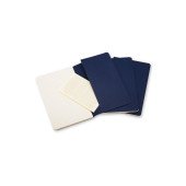 Блокнот в лінію А6 Voyager Moleskine Cahier Journal, м'яка обкладинка, колір синій - VM023-11