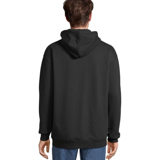 Худі на блискавці SOL'S Carter, колір чорний - 03812312XXS