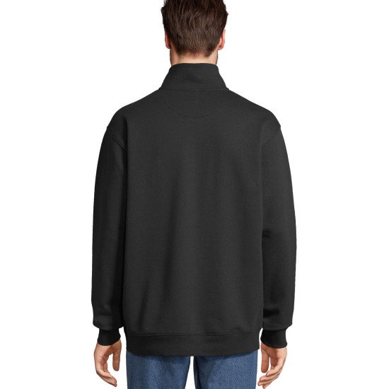 Світшот з коміром стійкою SOL'S Conrad, колір чорний - 04234312XXS